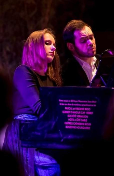 Concert de piano à quatre mains au Salon Herbelin à Malakoff