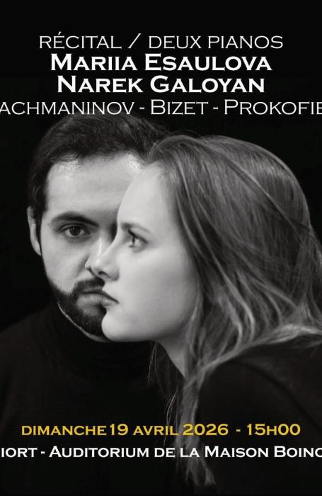 Concert de deux pianos au festival ArtenetrA, Niort