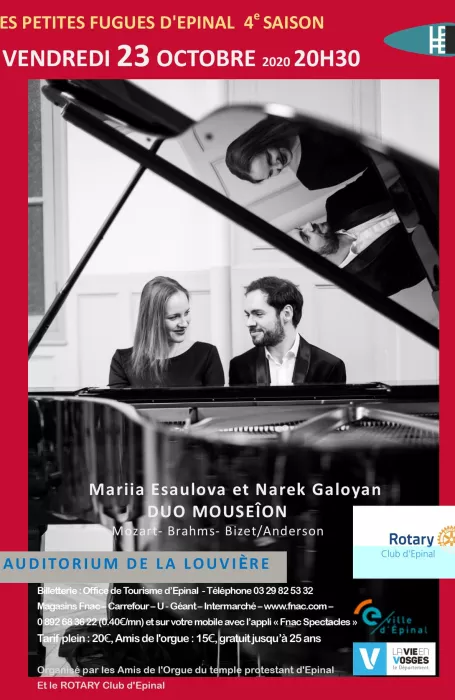 Concert de deux pianos, Festival Les Petits Fugues d'Épinal, Épinal 